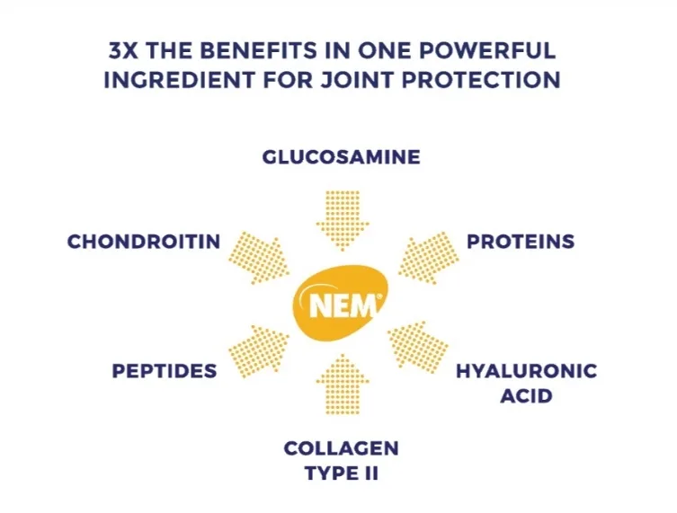 รายละเอียด 3x the benefits in one powerful ingredient for joint protection